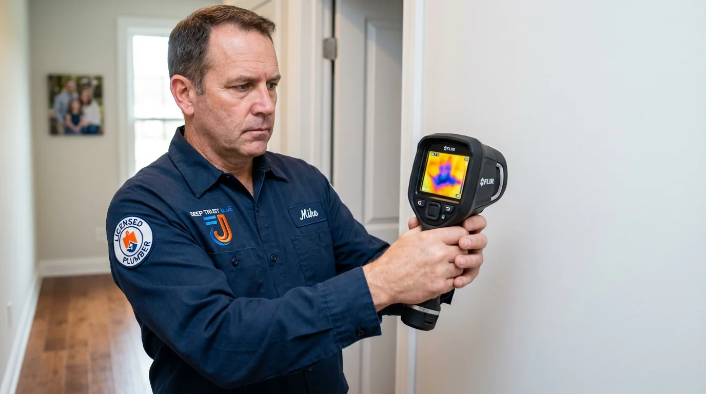 Thermal imaging leak detection by Johns Plumbing LLC in Stratford